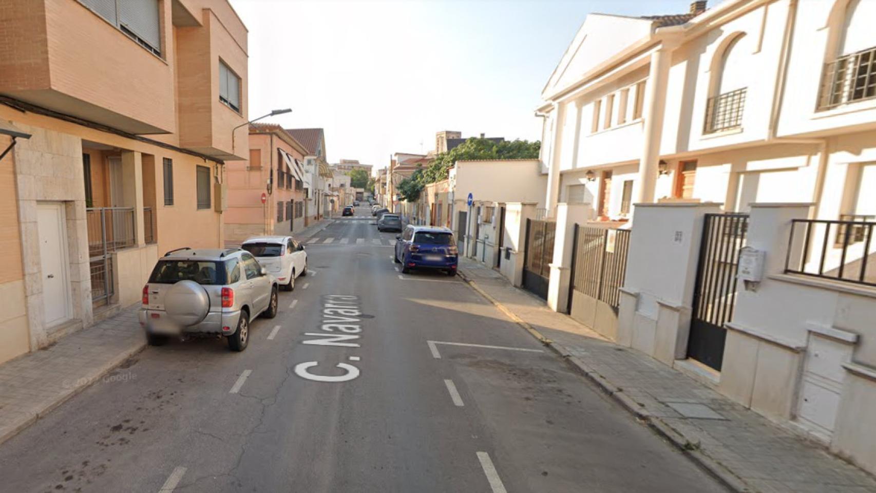 Calle Navarra de Ciudad Real. Foto: Google Maps.