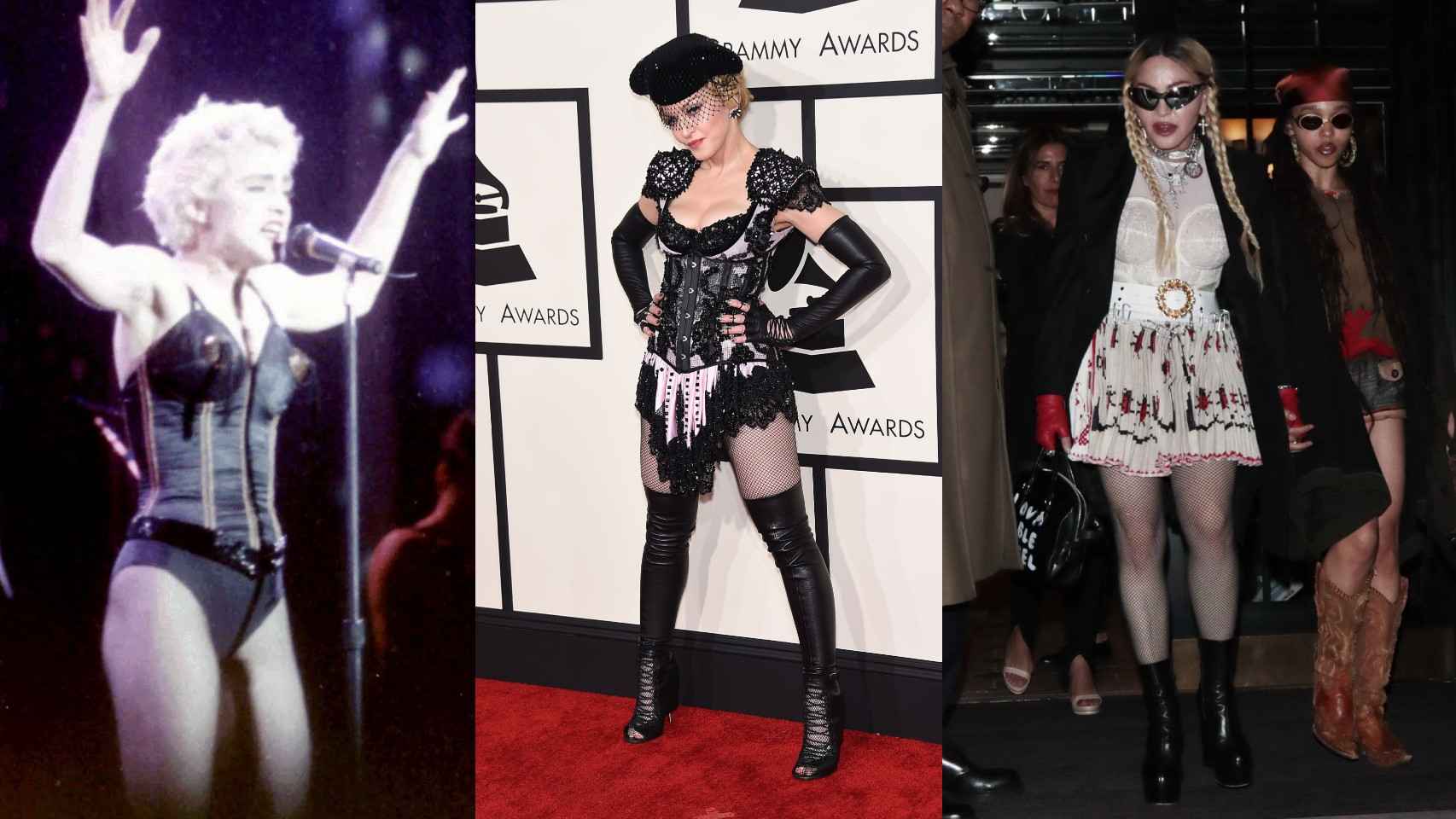 La evolución de los estilismos de Madonna desde 1982 hasta la actualidad.