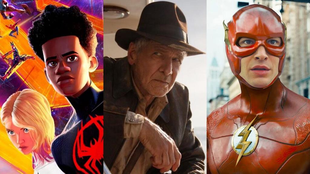 Las 5 mejores películas de junio 2023: 'Spider-Man', 'Indiana Jones, 'Flash' y más.