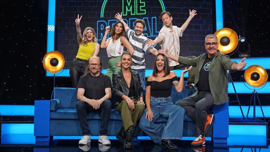 Edu Soto en 'Me Resbala' con su grupo.