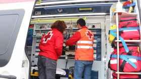 Efectivos de Cruz Roja en Zamora