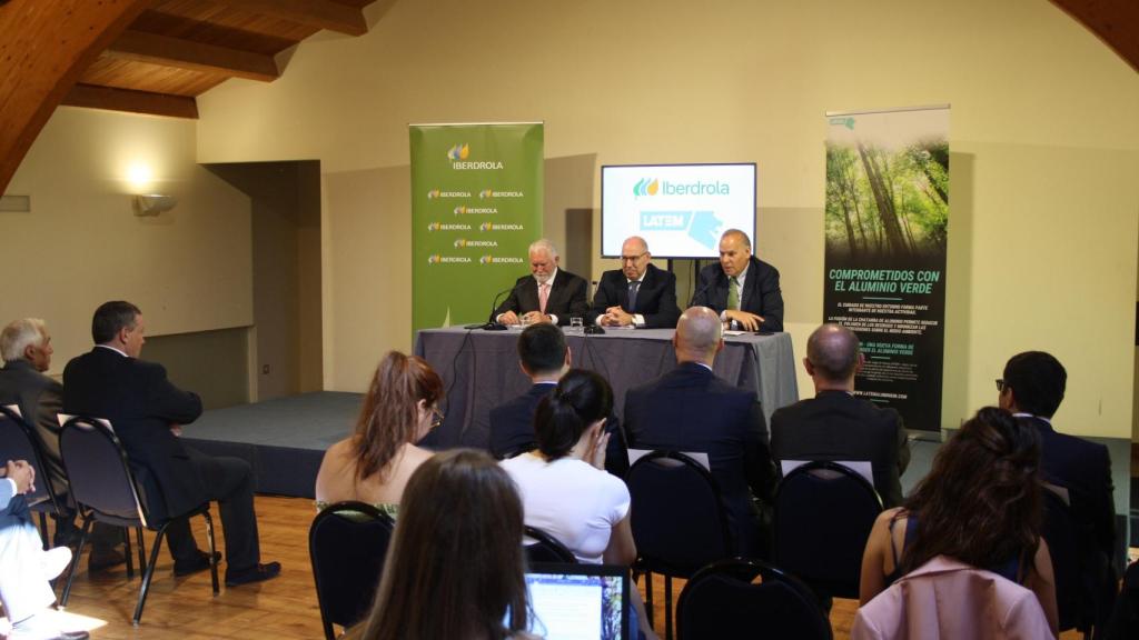 Presentación del acuerdo de Iberdrola y LatemAluminium