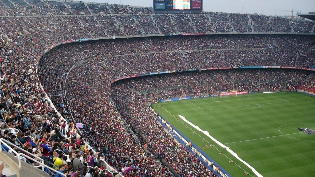 El Camp Nou, estadio de FC Barcelona.