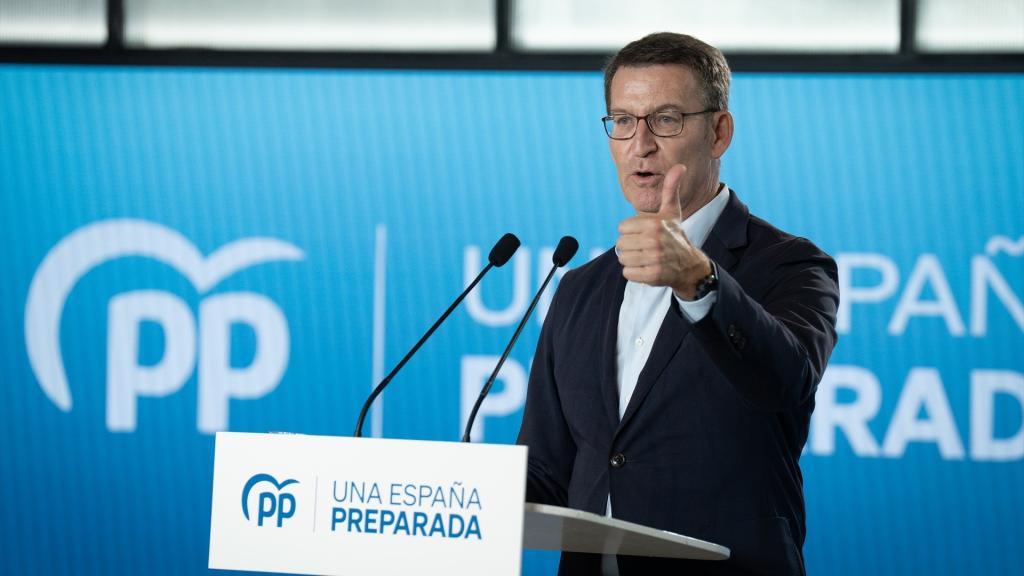 El presidente del PP, Alberto Núñez Feijóo.