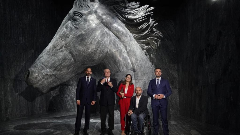 Imagen de archivo de Raúl López y Susana Carillo junto a Francisco de la Torre, Daniel Pérez y Carlos Conde.