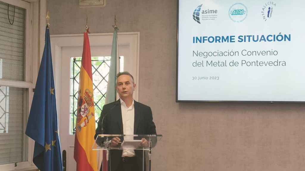 Enrique Mallón, secretario general de la Asociación de Industrias Metalúrgicas y Tecnologías Afines (Asime).