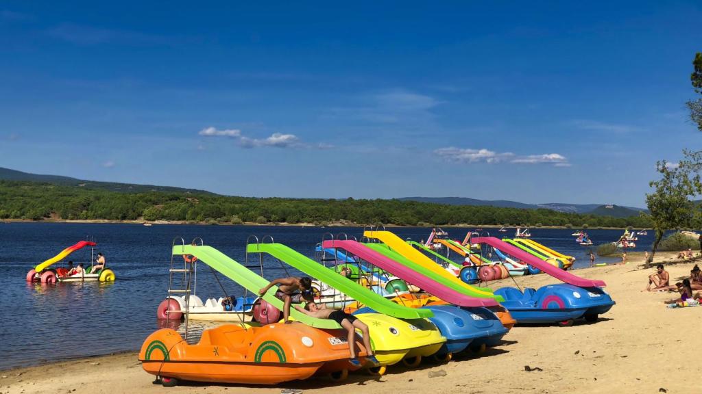 Playa Pita (Soria), en el pantano de Cuerda del Pozo