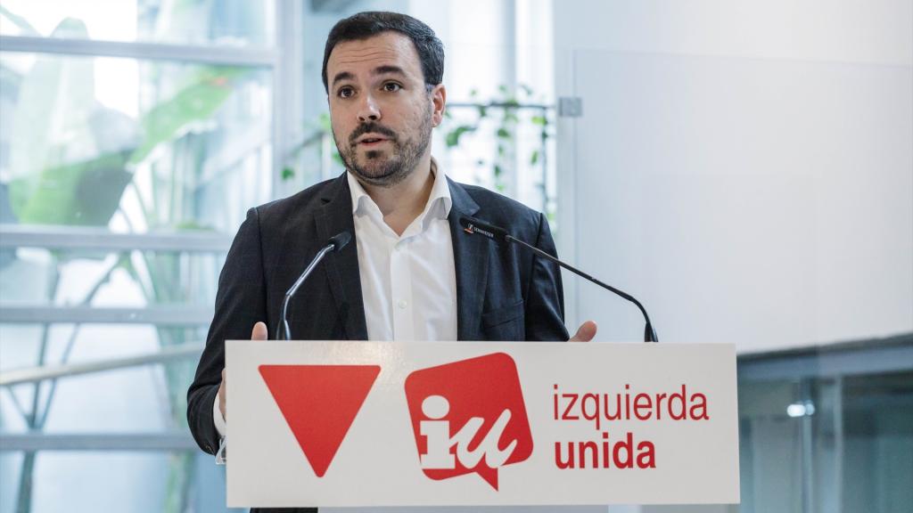 El coordinador de Izquierda Unida (IU) y ministro de Consumo, Alberto Garzón