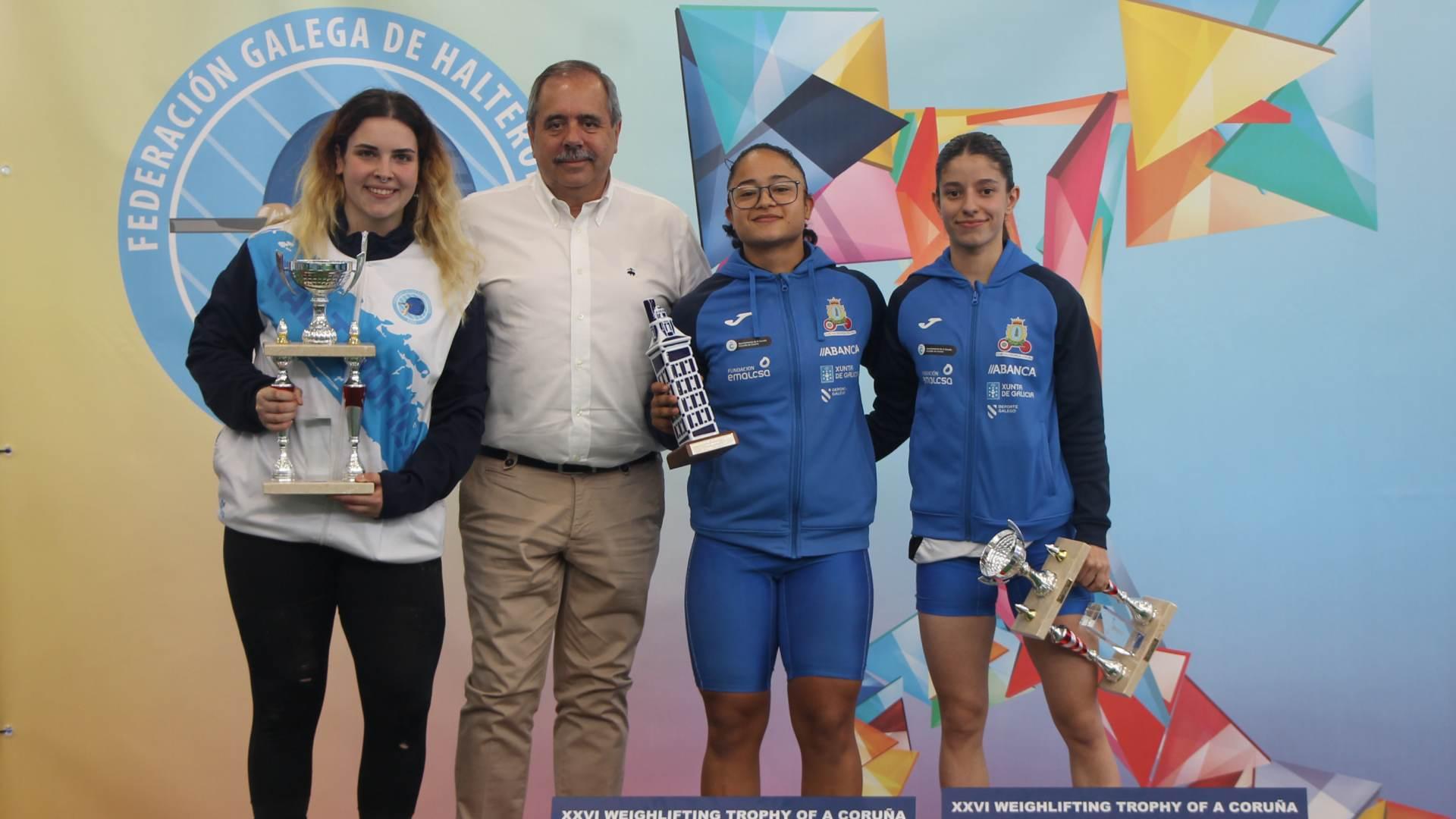 Ganadoras de la categoría femenina. Foto: Concello de A Coruña