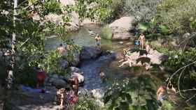 Una de las piscinas naturales en la provincia de Ávila