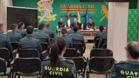 Guardias civiles en prácticas en Zamora