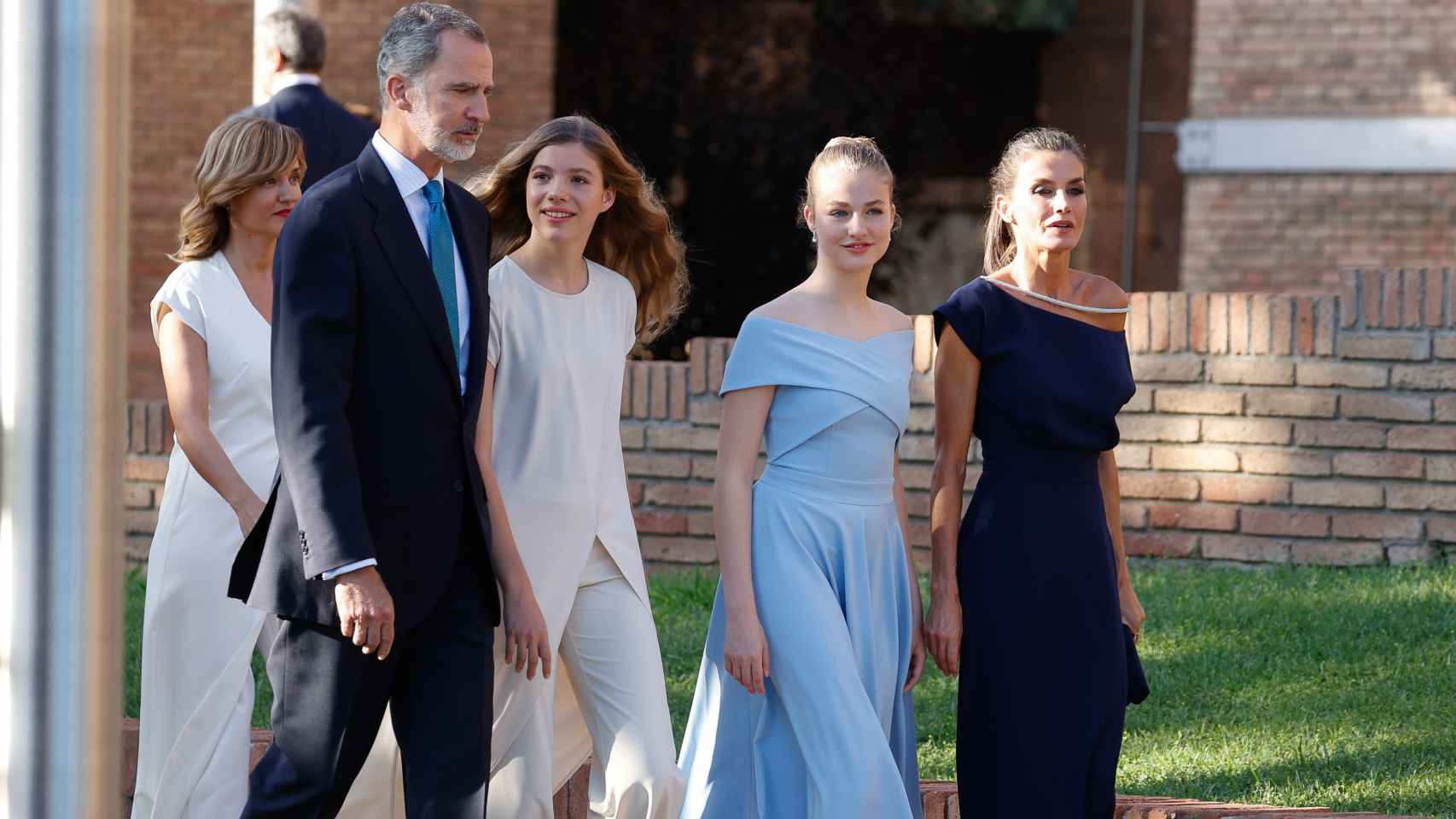 Los Reyes y sus hijas, en los Premios Princesa de Girona 2022.