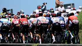 Una imagen de pelotón en la tercera etapa del Tour de Francia.