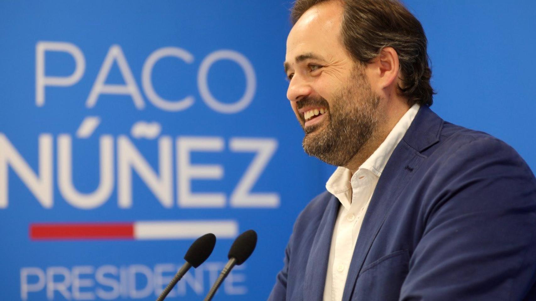 Paco Núñez este lunes en rueda de prensa.