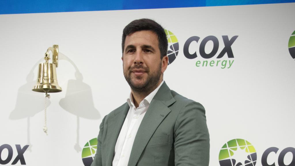 Enrique Riquelme, fundador y presidente de Cox Energy, durante la presentación de la compañía en el BME Growth.