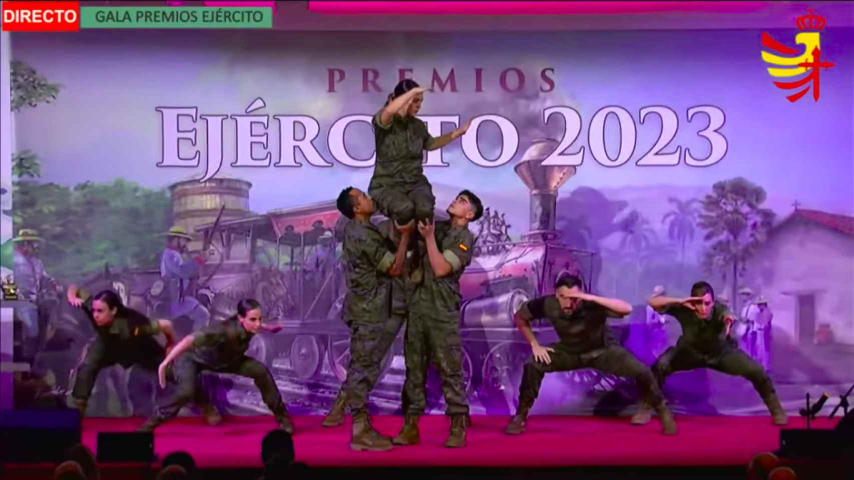 Captura del vídeo de la coreografía que se ha hecho viral.