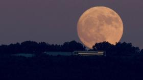 Imagen de una superluna.