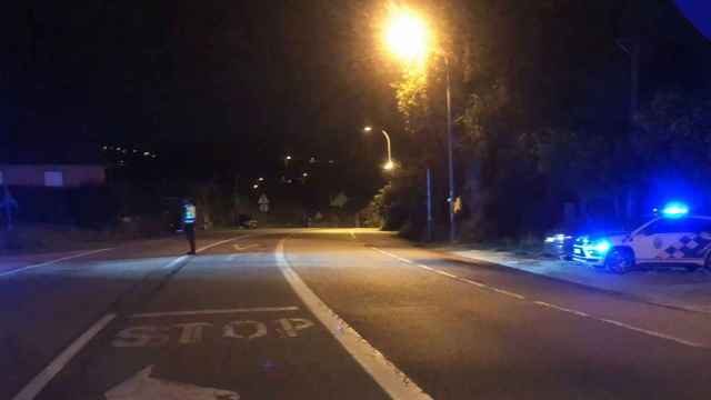 Desmantelada una quedada ilegal de vehículos en Chapela (Redondela) durante esta madrugada