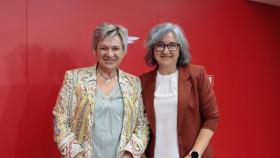 Elena Diego y Soledad Álvarez, candidatas por el PSOE de Salamanca al Senado en las elecciones generales del próximo 23 de julio