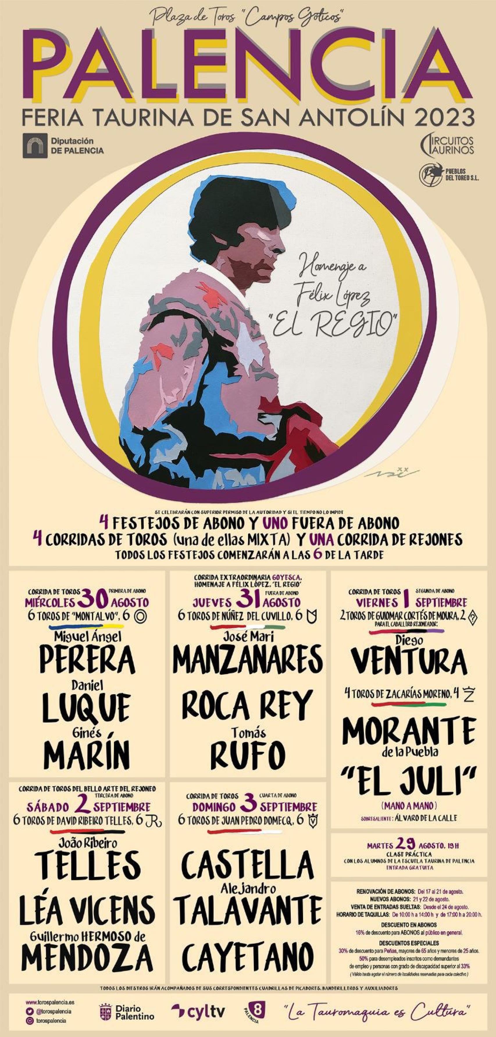 Cartel de la Feria San Antolín 2023