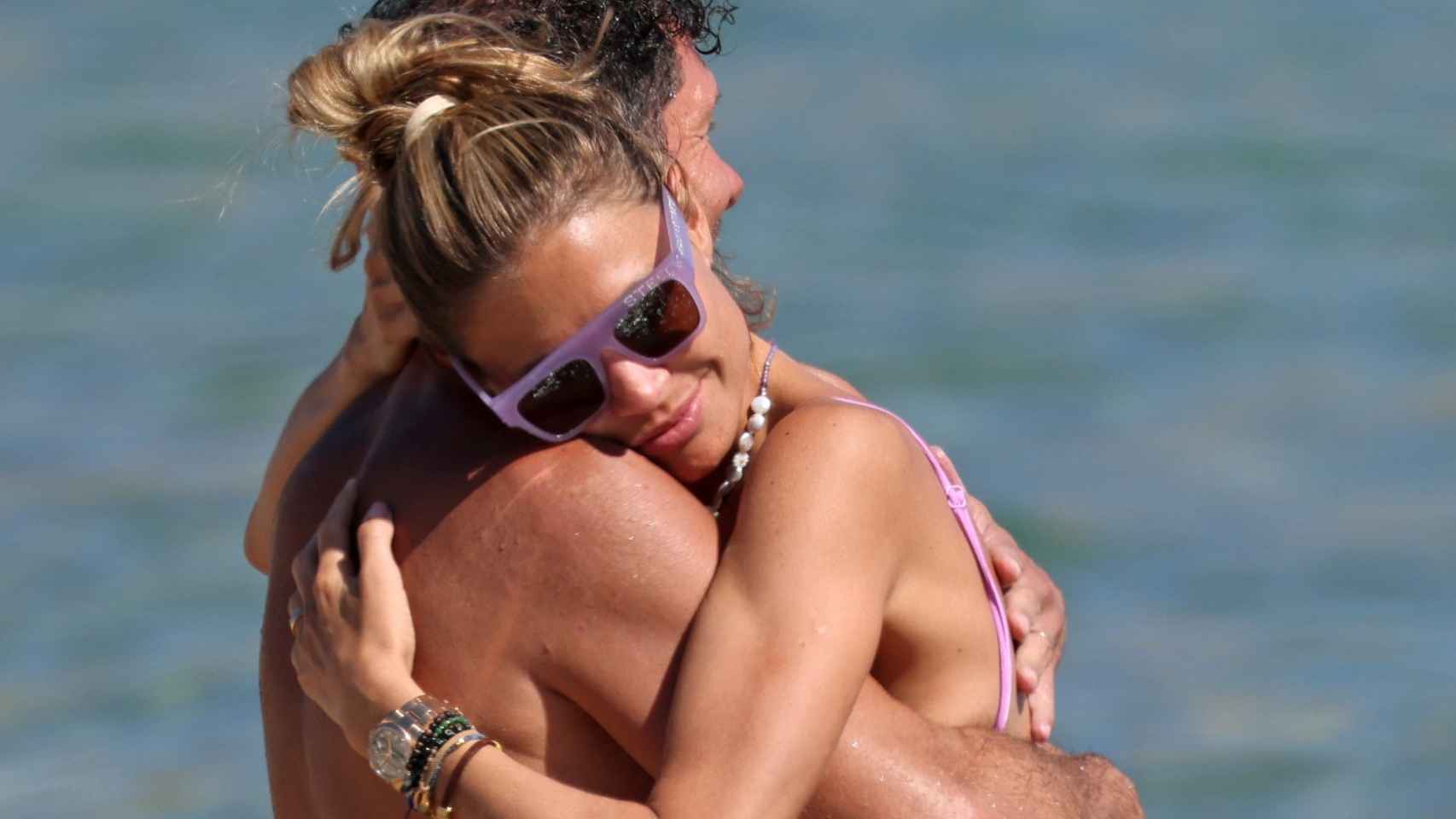 La pareja disfrutando de unas vacaciones en Ibiza.