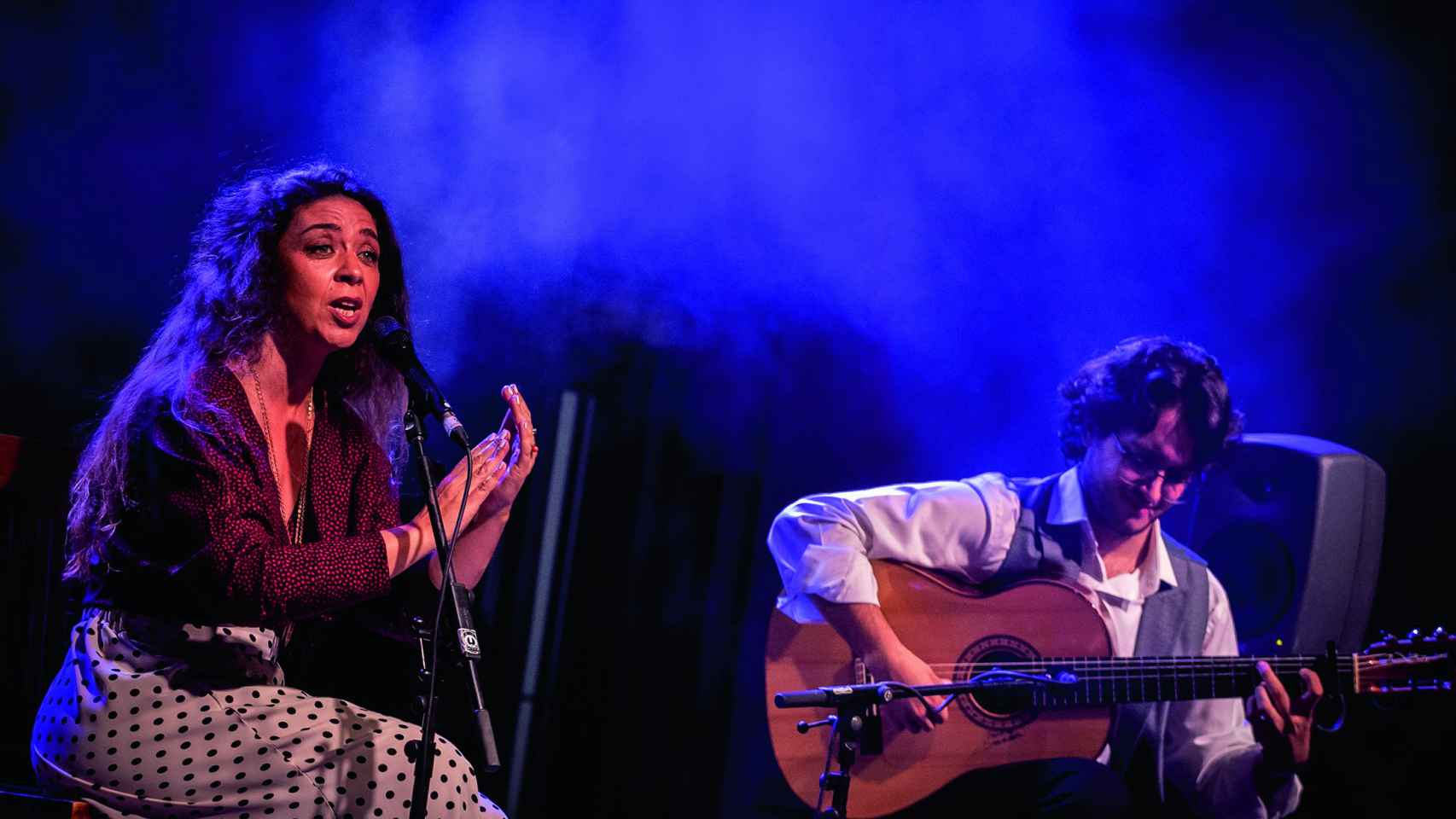 Sandra Carrasco y David de Arahal. Foto: Cien x Cien Flamenco