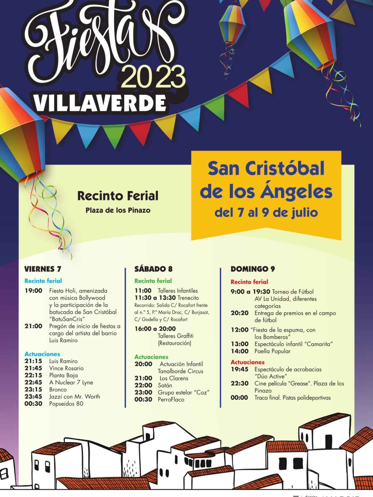 Cartel de las Fiestas San Cristóbal.