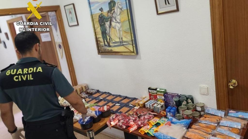 Alimentos intervenidos en la operación.