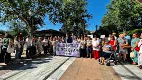 Concentración contra la violencia de género en Toledo. Foto: Ayuntamiento de Toledo.