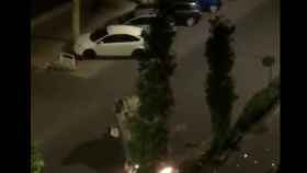 Imagen del vídeo del accidente en Talavera. Foto: Twitter 'Social Drive'.