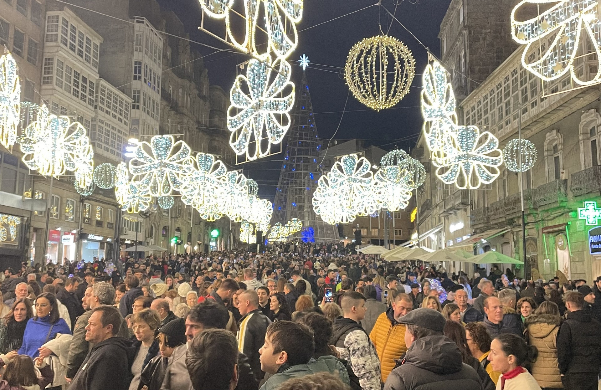 Imagen de la pasada edición de la Navidad de Vigo.