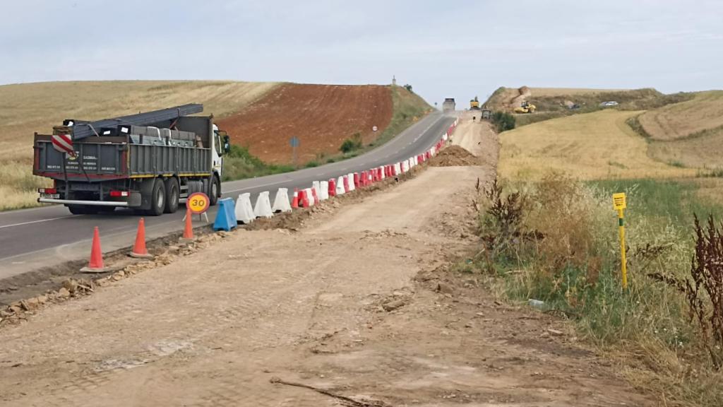 Obras en el corredor verde entre la ciudad de Salamanca y Villamayor