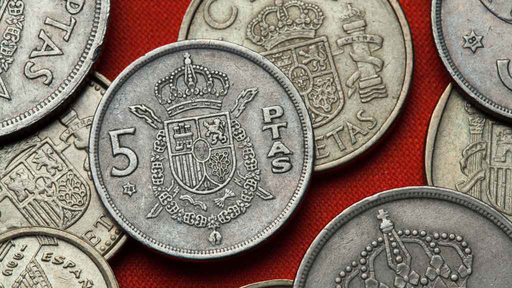 Moneda de 5 pesetas.