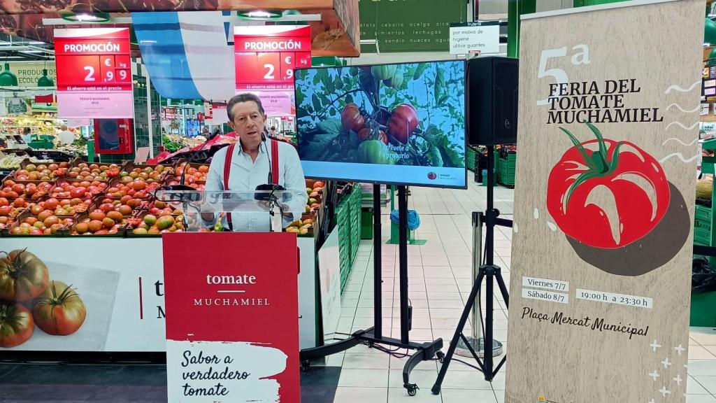 Paco Vidal, presidente de la Asociación de Productores del Tomate Muchamiel.