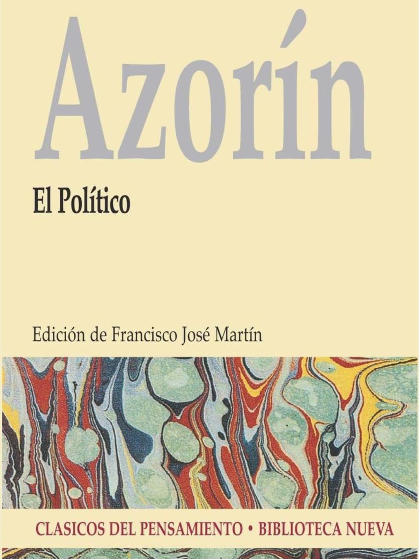 Portada de 'El político', de Azorín.