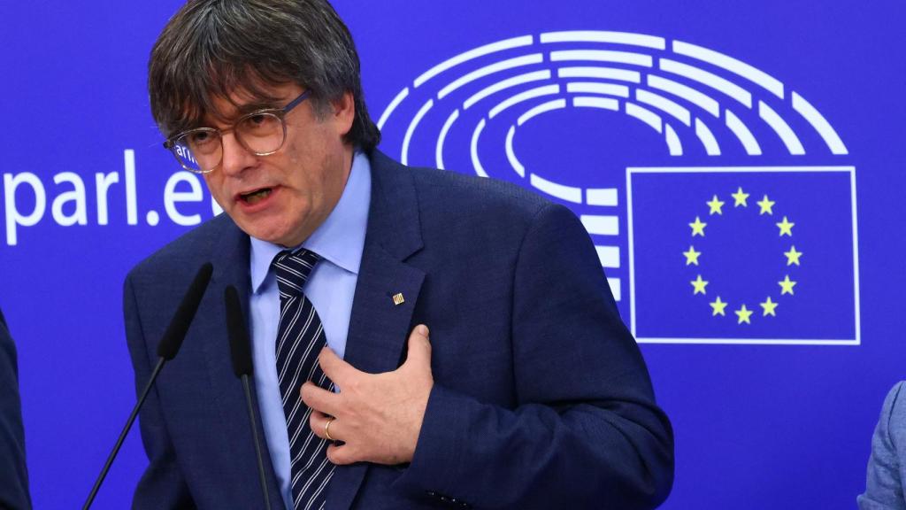 Carles Puigdemont este miércoles en Bruselas.