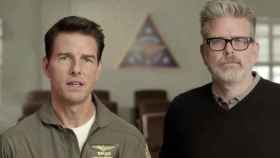Tom Cruise y el director Christopher McQuarrie en un momento del vídeo en el que criticaron el suavizado de movimiento de las televisiones modernas