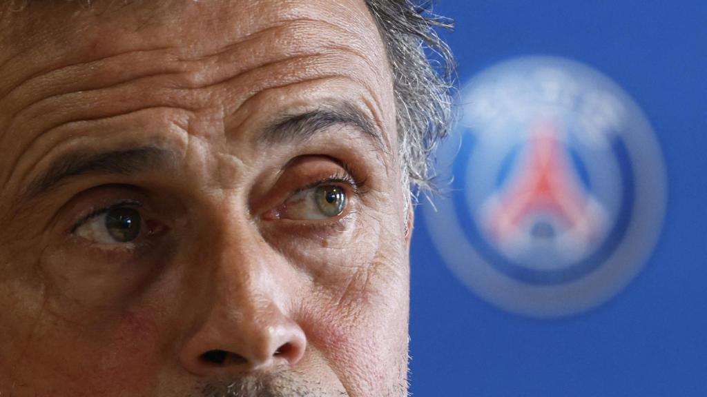 Luis Enrique, en su presentación como nuevo entrenador del PSG