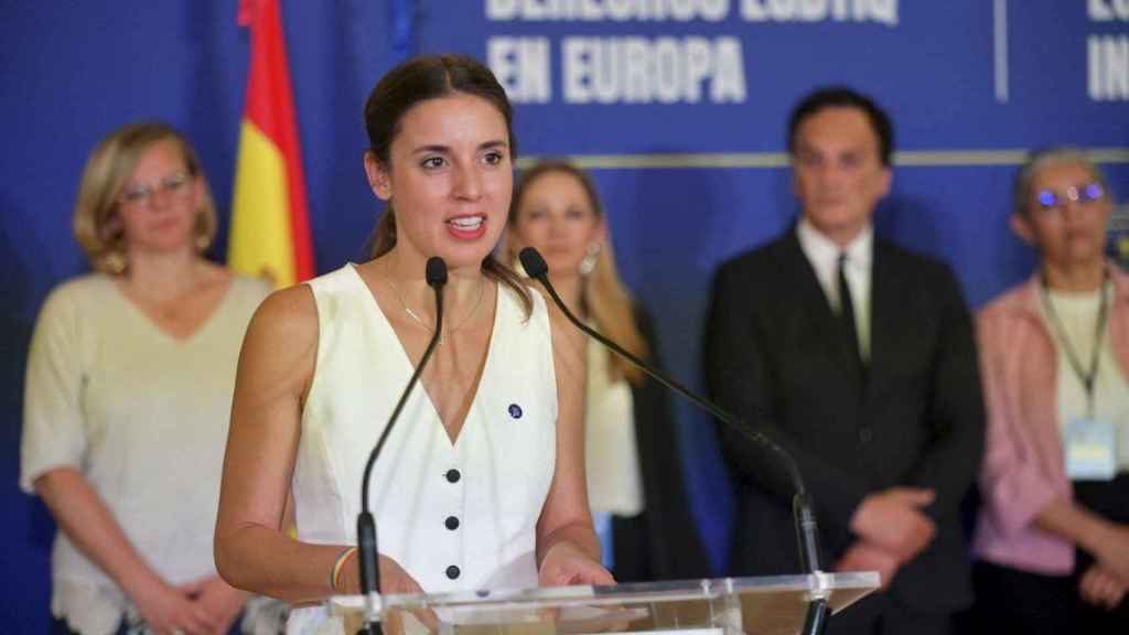 La exministra de Igualdad y candidata a las europeas, Irene Montero.