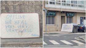 Colchones poéticos encontrados en Santiago de Compostela