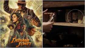 Cartel y fotograma de la película ‘Indiana Jones y el dial del destino’.