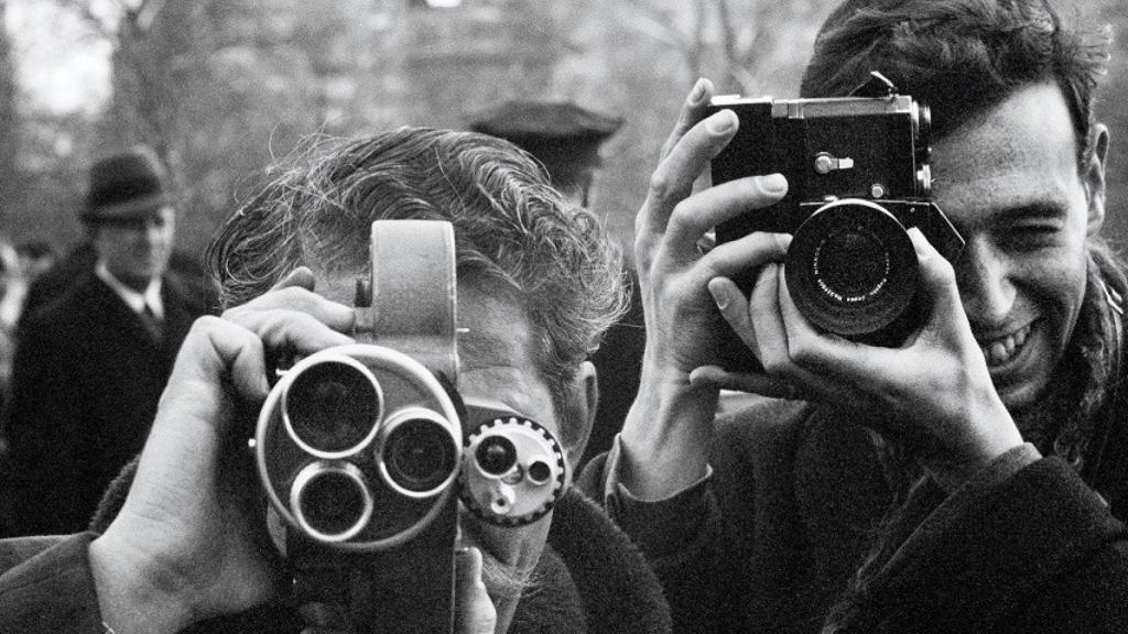 Fotógrafos en Central Park. Nueva York, 1964. Foto: © Paul McCartney
