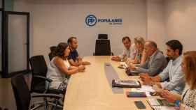 Reunión entre el PP y los funcionarios de Justicia de Zamora