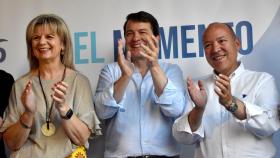 Alfonso Fernández Mañueco, José María Barrios y Elvira Velasco en Zamora