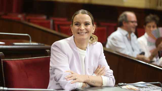 Marga Prohens en el Parlament de Baleares