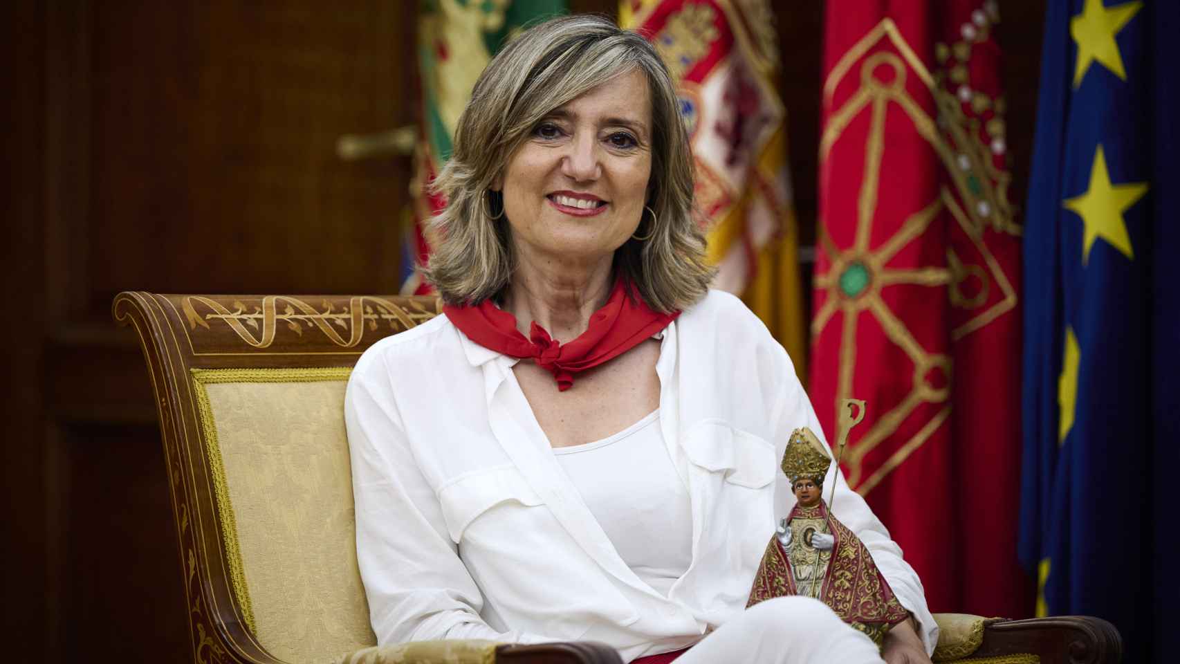 Cristina Ibarrola gobierna Pamplona en minoría. Tendrá que negociara con PSN, Geroa Bai, PP y Podemos. Tiene a Bildu como línea roja.