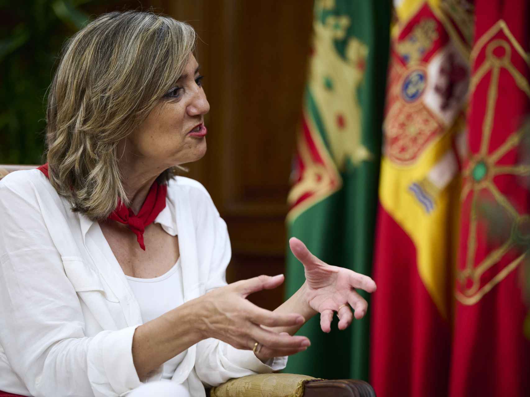 Cristina Ibarrola asegura no temer una moción de censura.