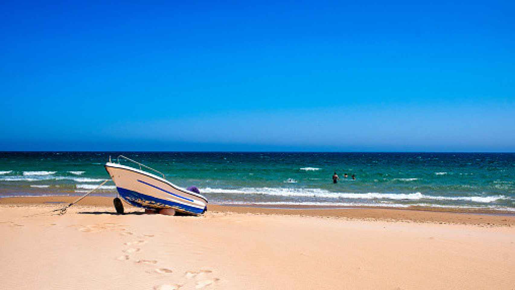 Playa de Bolonia en Cádiz.