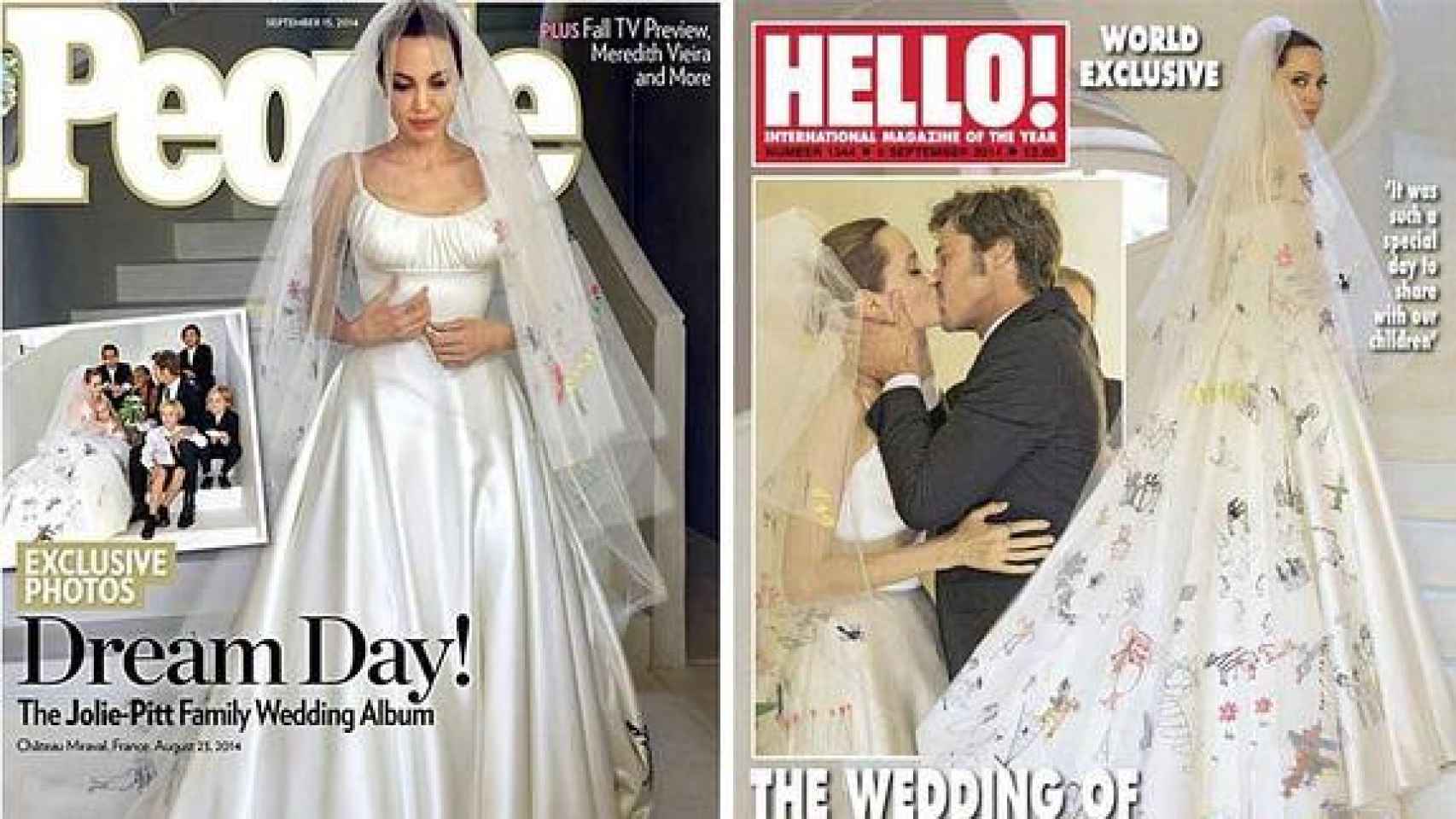 Exclusivas de la boda de Brad Pitt y Angelina Jolie.