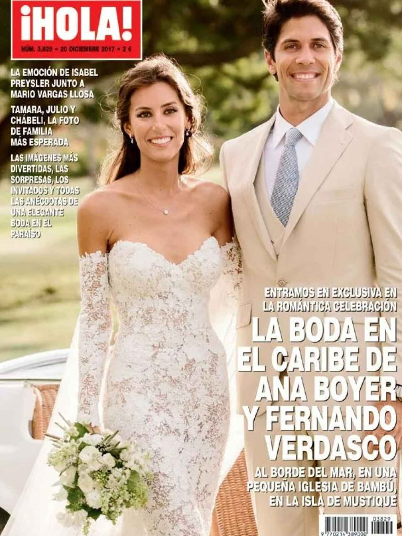 Boda de Ana Boyer y Fernando Verdasco.
